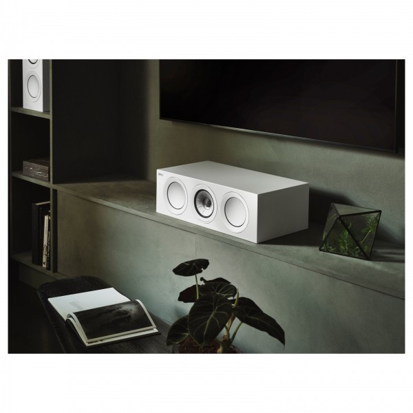 KEF R2 Meta Centre Speaker, Walnut - Lifestyle 4
