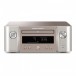 Marantz Melody X M-CR612 All-In-One HiFi System, Silver-Gold Front View 2