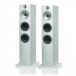 Bowers & Wilkins 603 S2 Floorstanding Speaker (Pair), White Side View