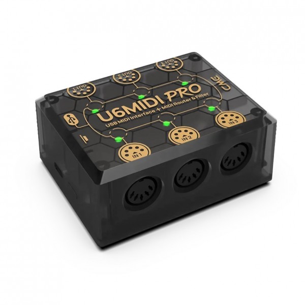 CME U6MIDI Pro Interface - Angled 2