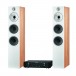 Marantz PM6007 Amp Black w/ B&W 603 S2 Anniversary Speakers, Oak