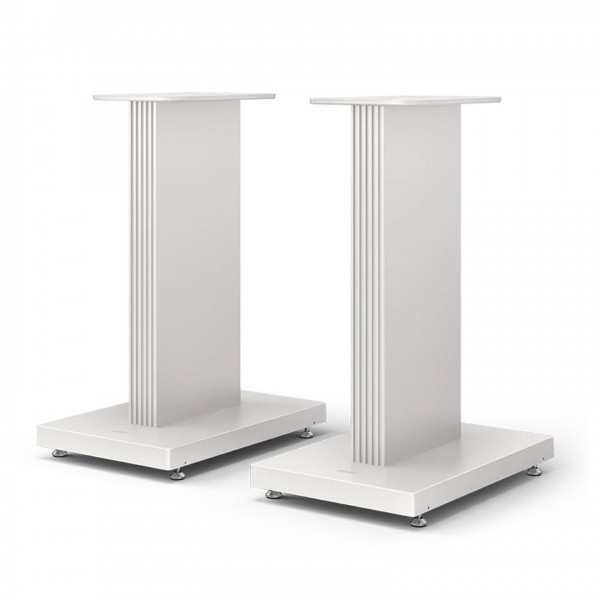 KEF S3 Speaker Stands (Pair), White Side View