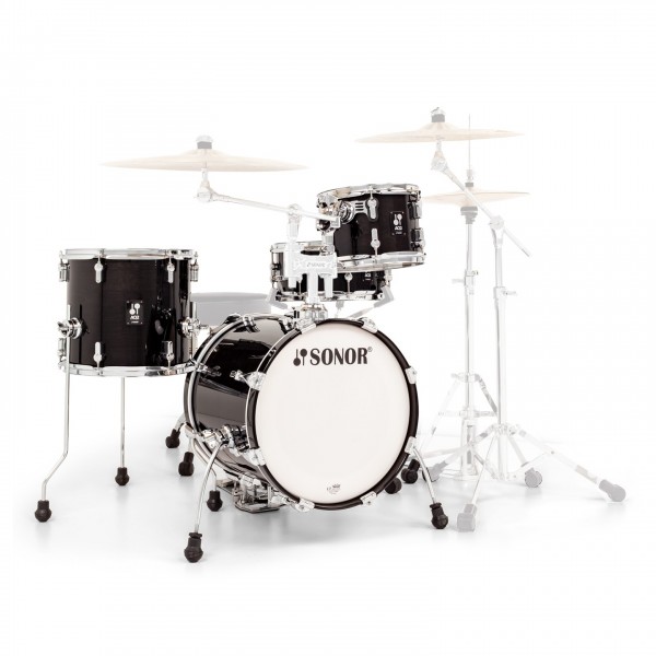 Sonor AQ2 Safari 4pc Shell Pack, Stain Black