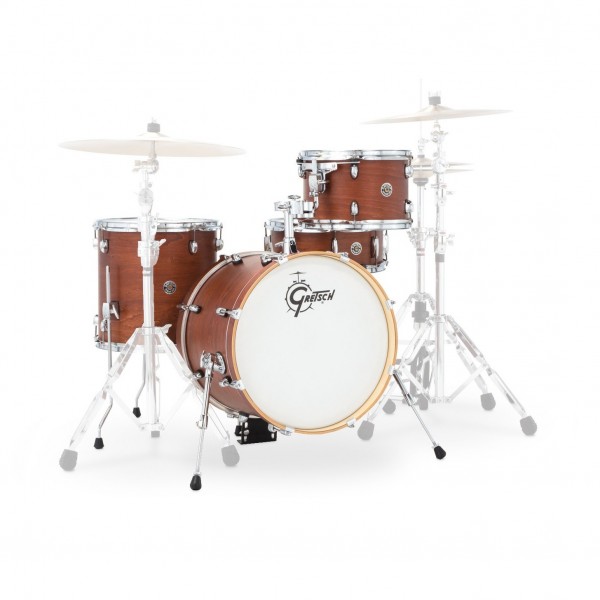 Gretsch Catalina Club Jazz 18'' 4 Pc Shell Pack, Satin Walnut Glaze