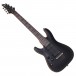 Schecter Demon-7 String Left Handed, Aged Black Satin