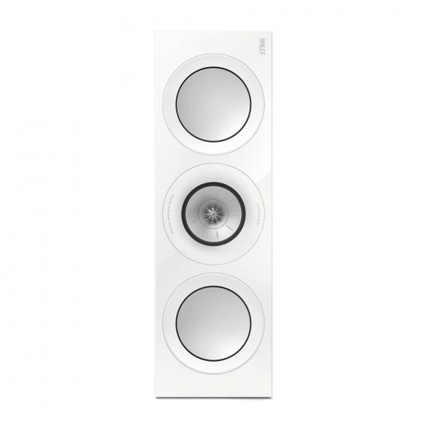 KEF R6 Meta Centre Speaker, White Gloss - Vertical 