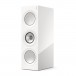 KEF R6 Meta Centre Speaker, White Gloss - Vertical Side