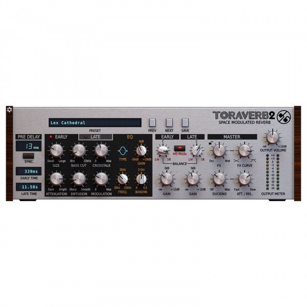 D16 Group Toraverb 2 Space Modulated Reverb