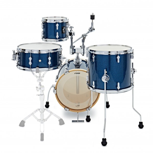 Sonor AQX 14'' Micro Shell Pack, Blue Ocean Sparkle