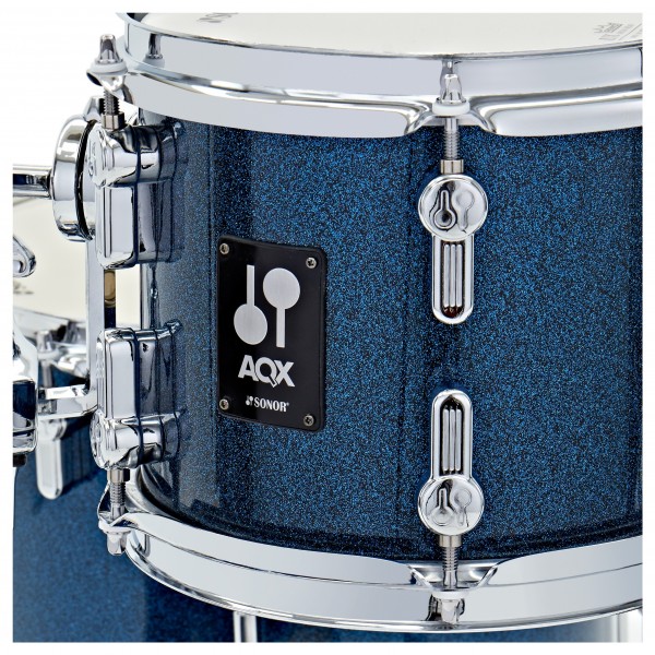Sonor AQX 14'' Micro Shell Pack, Blue Ocean Sparkle