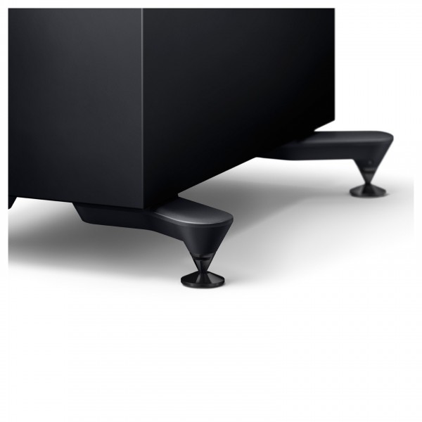 KEF R7 Meta Floorstanding Speakers (Pair), Black Gloss - feet