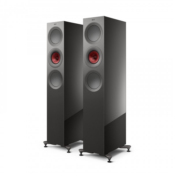 KEF R7 Meta Floorstanding Speakers (Pair), Titanium Gloss