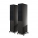 KEF R7 Meta Floorstanding Speakers (Pair), Titanium Gloss - with grilles