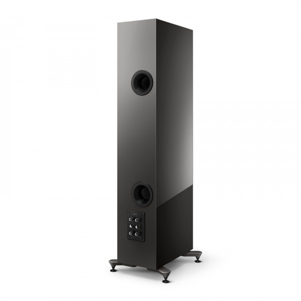 KEF R7 Meta Floorstanding Speakers (Pair), Titanium Gloss - rear