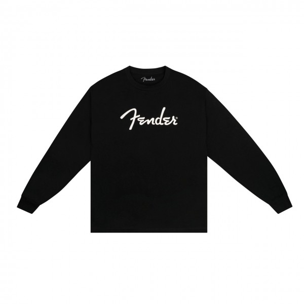 Fender Spaghetti Logo Long-Sleeve T-shirt, Black, L