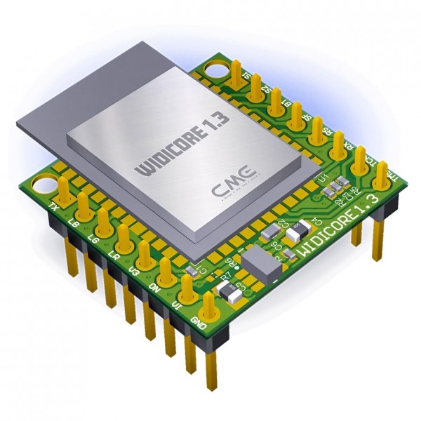 CME WIDI Core Breakout Board - Angled