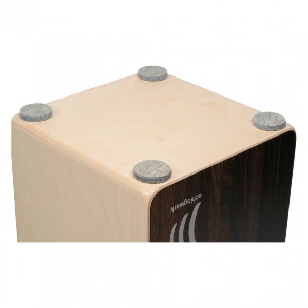 Schlagwerk Cajon 2inOne Dark Oak Soft Touch - Bottom