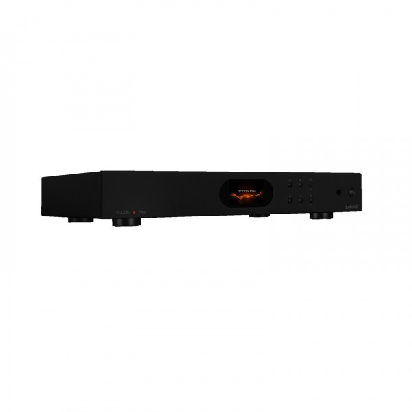 Audiolab 7000N Play Network Audio Player, Black - Angled Right