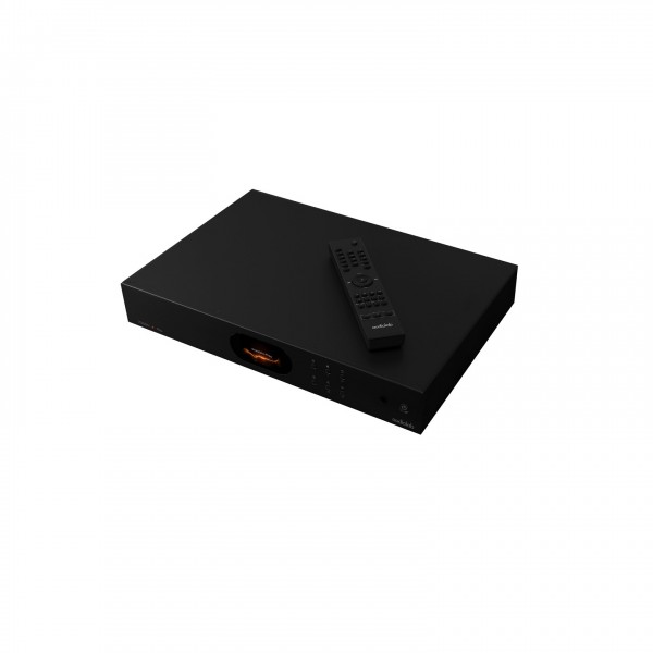Audiolab 7000N Play Network Audio Player, Black - Angled Top