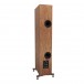 KEF R7 Meta Floorstanding Speakers (Pair), Walnut - rear