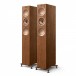 KEF R5 Meta Floorstanding Speakers (Pair), Walnut