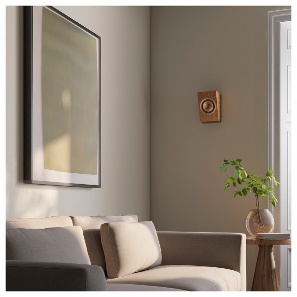 KEF R8 Meta Dolby Atmos Speakers (Pair), Walnut wall-mounted