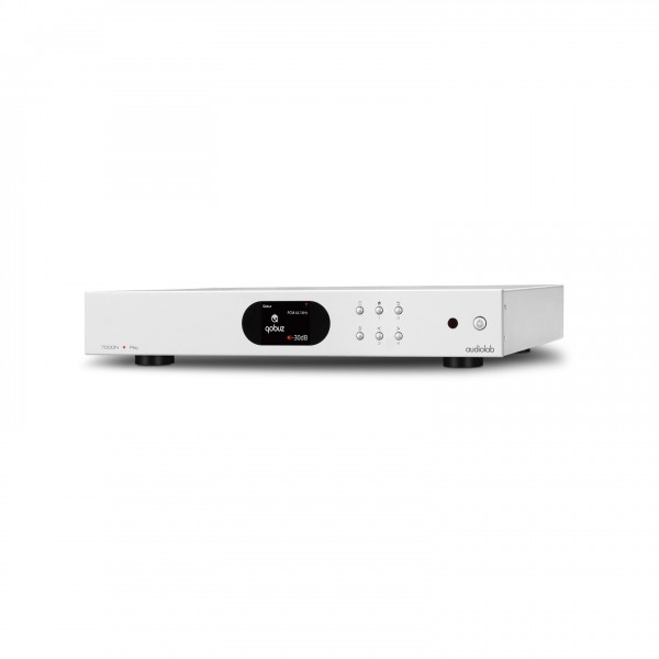 Audiolab 7000N Play Network Audio Player, Silver - Front, Left