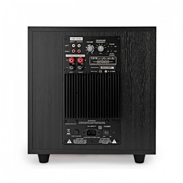 Denon AVC-X3800H, & Diamond 7.1.2 Speaker Package, Black - sub rear