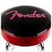 Fender Red Sparkle Logo Barstool Black/Red Sparkle/Chrome, 30