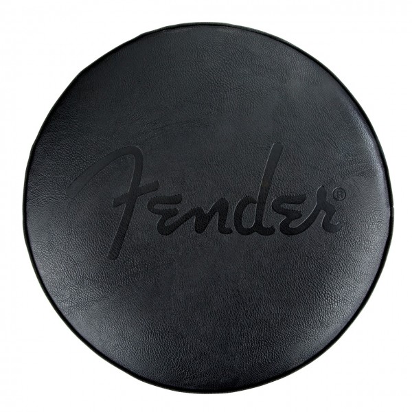 Fender Embossed Black Logo Barstool Black/Black, 30" - Design