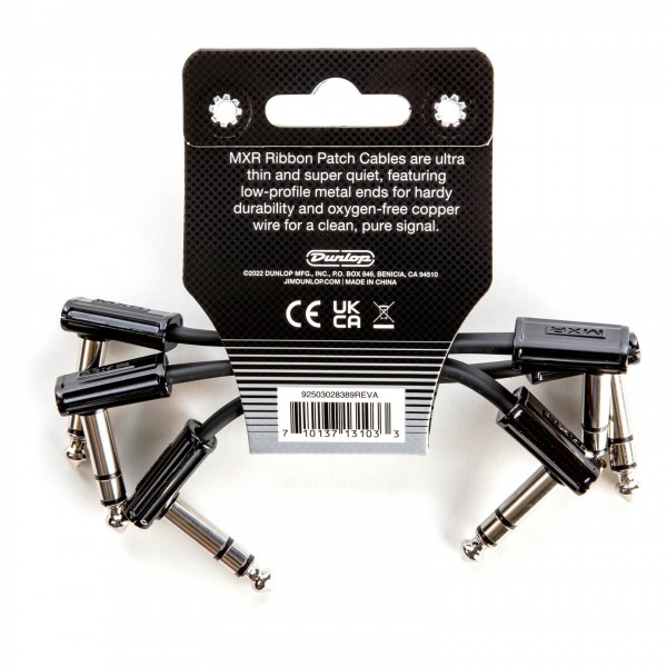 TRS Ribbon Cable Pack, 3-Inch - Rear Packaging