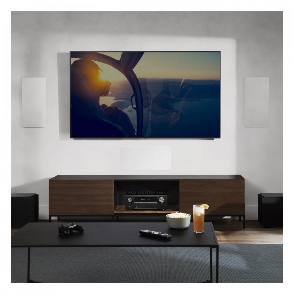 Denon AVC-X3800H, Black & Diamond 7.1.2 Speaker Package, Walnut - lifestyle