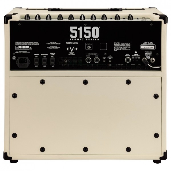 EVH 5150 Iconic 15W 110 Combo, Ivory back
