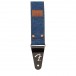 Fender x Wrangler Riveted Denim Strap, Indigo - Logos