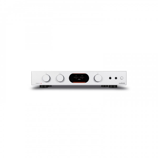 Audiolab 7000 Series Hifi Bundle, Silver - 7000A, Front