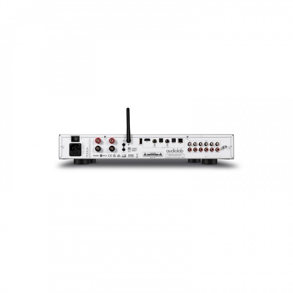 Audiolab 7000 Series Hifi Bundle, Silver - 7000A, Rear