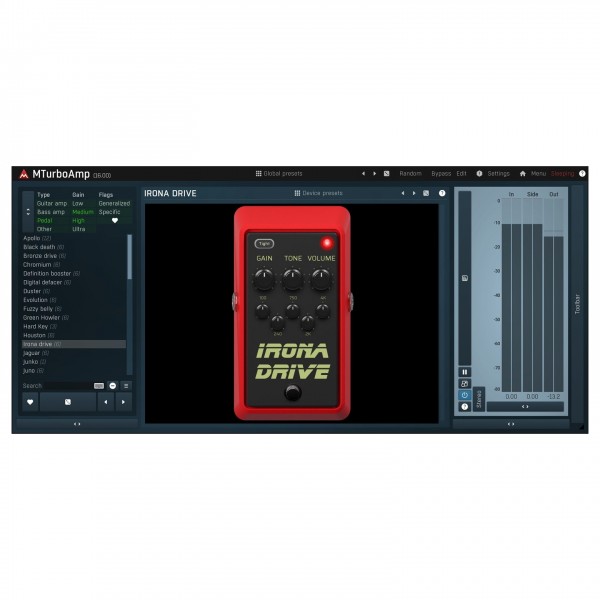Melda MTurboAmp - Pedal 1