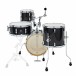 Sonor AQX 14'' Micro Shell Pack, Black Midnight Sparkle - Rear