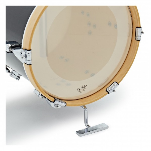 Sonor AQX 14'' Micro Shell Pack, Black Midnight Sparkle - Bass Drum Riser