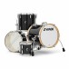 Sonor AQX 14'' Micro Shell Pack, Black Midnight Sparkle -Disassembled 