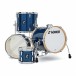 Sonor AQX 14'' Micro Shell Pack, Blue Ocean Sparkle - Disassembled 