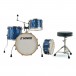 Sonor AQX 18'' Jazz Shell Pack mit kostenlosem Drummer-Sitz, blau Ocean Sparkle