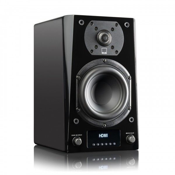 SVS Prime Wireless Pro Speaker (Pair), Black Gloss Single View