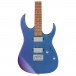 Ibanez GRG121SP GIO Series, Blue Metal Chameleon close up 