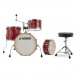 Sonor AQX 18'' Jazz Shell Pack w/Free Drummer-Sitze, Red Moon Sparkle