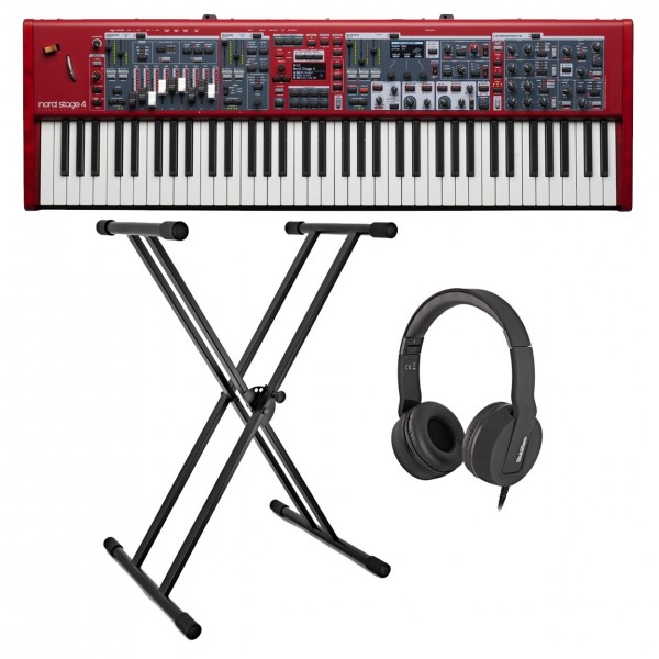 Nord Stage 4 73 Digital Piano With Stand & Headphones - Full Bundle
