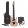 Harlem S 8-String Fanned Fret Guitar + 15W Amp Pack, Natural