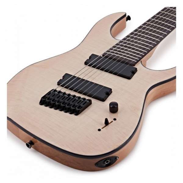 Harlem S 8-String Fanned Fret Guitar + 15W Amp Pack, Natural