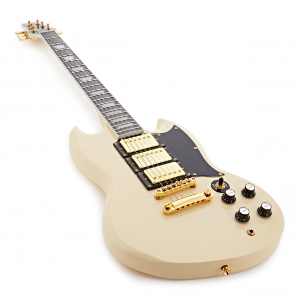Brooklyn Select Electric Guitar by Gear4music, Ivory