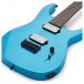 Harlem S 7-String Electric Guitar by Gear4music, Blue Sparkle